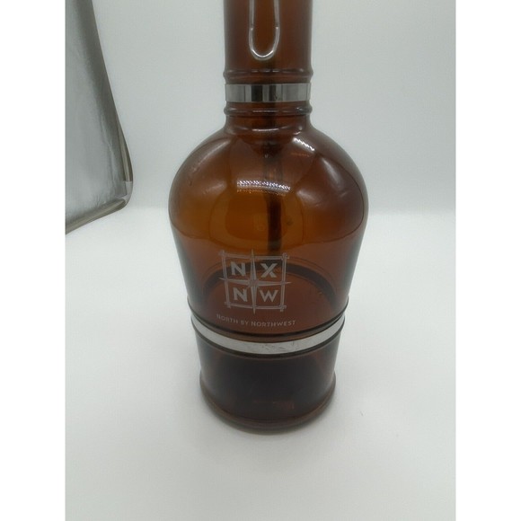 North by Northwest Glass Beer Growler Brewery Muster Geschutzt 2 Liter Brown - Picture 4 of 6